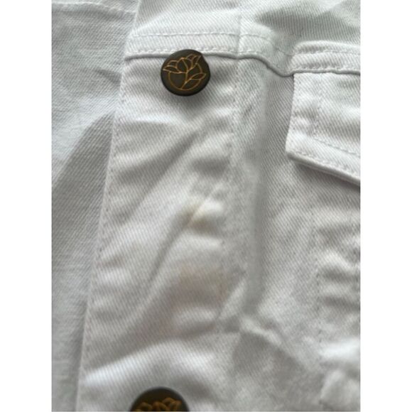 DRAPER JAMES White Denim Jacket size XXL - Picture 9 of 11